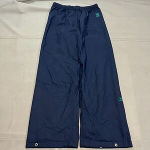 VTG 90s Helly Hansen Navy Nylon Lightweight Pant Wide Baggy Parachute Y2K Women-